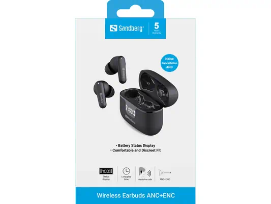 Sandberg 126-52 casque True Wireless Stereo (TWS) Ecouteurs Musique/Quotidien Bluetooth Noir - Casque Micro - visuel 8