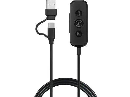 Sandberg 126-54 casque Avec fil Arceau Bureau/Centre d'appels USB Type-C / USB Type-A Noir - Casque Micro - visuel 4