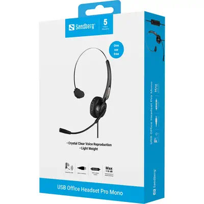 Sandberg USB Office Headset Pro Mono - Casque Micro - visuel 5