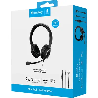 Sandberg MiniJack Chat Headset - Casque Micro - visuel 5