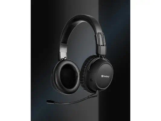 Sandberg 126-36 casque Sans fil Arceau Gaming USB Type-C Bluetooth Noir - Casque Micro - visuel 7
