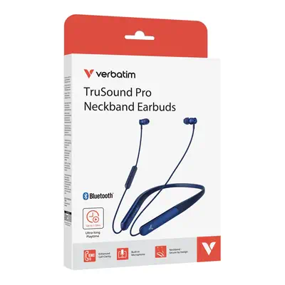 Verbatim TruSound Pro Casque Sans fil Minerve Musique/Quotidien USB Type-C Bluetooth Bleu - Casque Micro - visuel 7