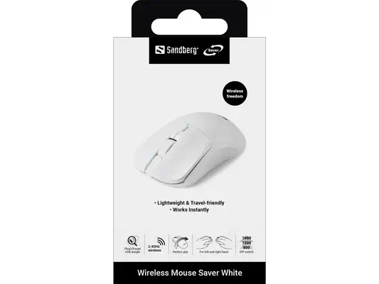 Sandberg 331-05 souris Universel Ambidextre RF sans fil 1600 DPI - Souris - visuel 6