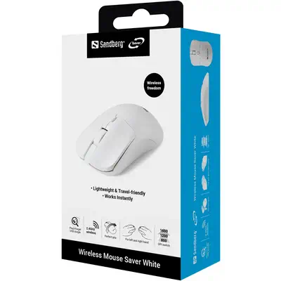 Sandberg 331-05 souris Universel Ambidextre RF sans fil 1600 DPI - Souris - visuel 7