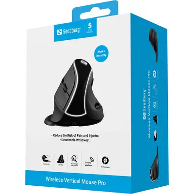 Sandberg 630-13 souris Bureau Droitier RF sans fil Optique 1600 DPI - Souris - visuel 10