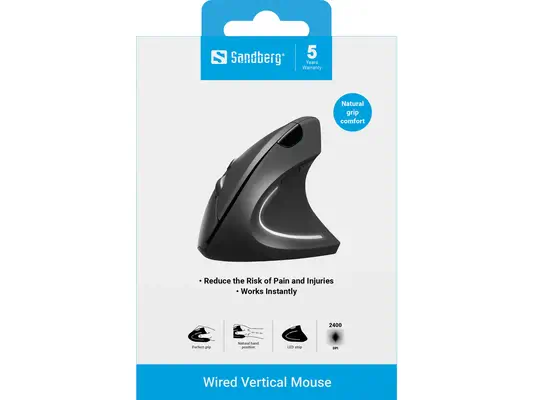 Sandberg 630-14 souris Bureau Droitier USB Type-A Optique 2400 DPI - Souris - visuel 8