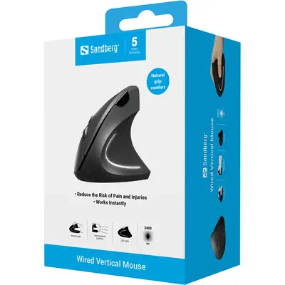 Sandberg 630-14 souris Bureau Droitier USB Type-A Optique 2400 DPI - Souris - visuel 10