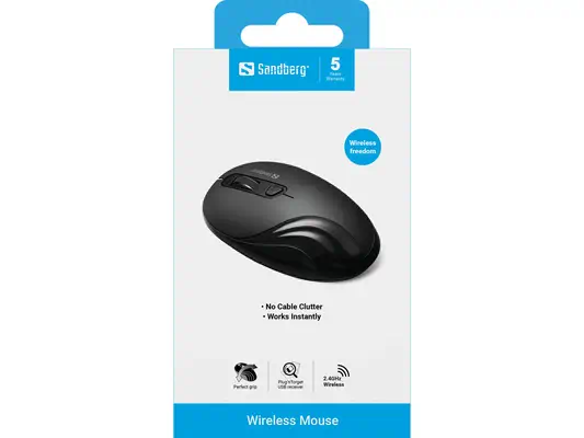 Sandberg 631-03 souris Bureau Gauche RF sans fil 1600 DPI - Souris - visuel 7