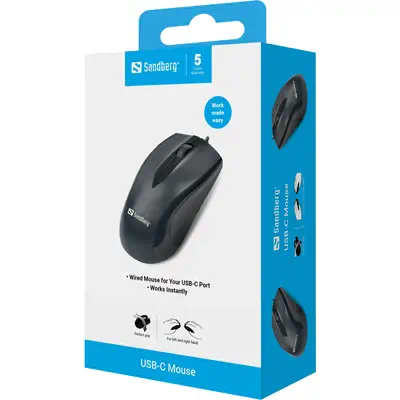 Sandberg USB-C Mouse - Souris - visuel 3