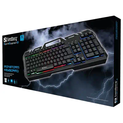 Sandberg 640-25 clavier Gaming USB AZERTY Belge Noir - Clavier - visuel 2