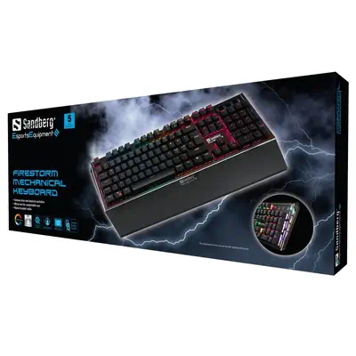 Sandberg 640-26 clavier Gaming USB AZERTY Belge Noir - Clavier - visuel 2