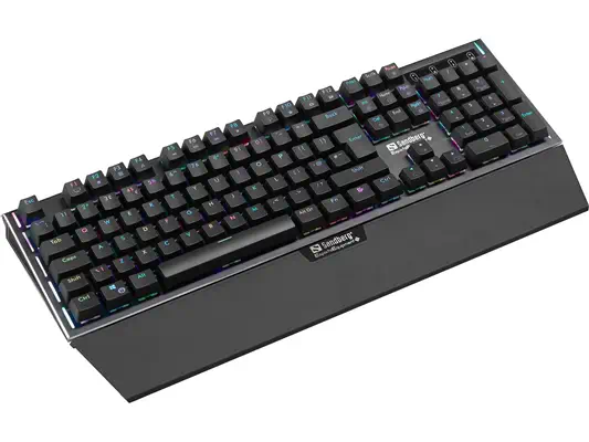 Sandberg 640-26 clavier Gaming USB AZERTY Belge Noir - Clavier - visuel 1