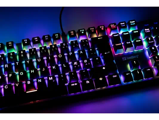Sandberg 640-29 clavier Gaming USB QWERTY Nordique Noir - Clavier - visuel 7