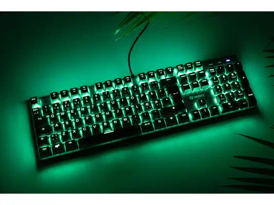 Sandberg 640-29 clavier Gaming USB QWERTY Nordique Noir - Clavier - visuel 6