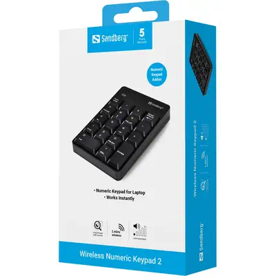 Sandberg Wireless Numeric Keypad 2 - Clavier - visuel 3