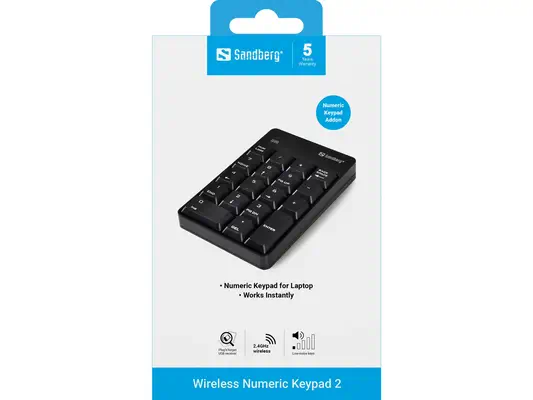 Sandberg Wireless Numeric Keypad 2 - Clavier - visuel 2