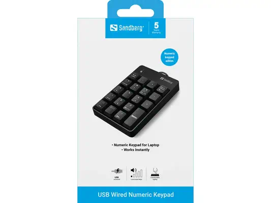 Sandberg USB Wired Numeric Keypad - Clavier - visuel 2