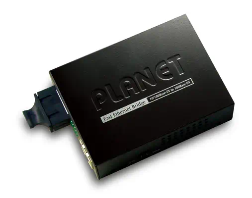 PLANET FT802S15 convertisseur de support réseau 100 Mbit/s 1310 nm Monomode Noir - Accessoire Réseau - visuel 1