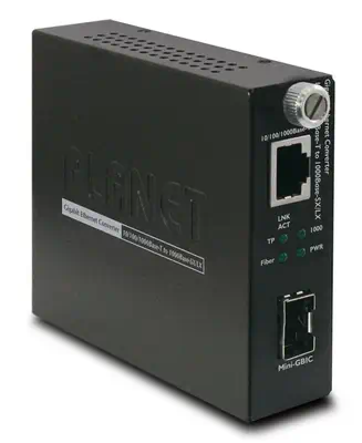 PLANET GST-805A convertisseur de support réseau 2000 Mbit/s Noir - Accessoire Réseau - visuel 2