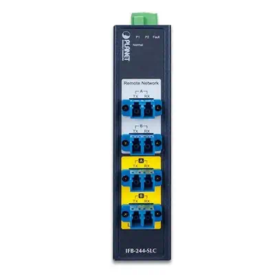 PLANET IFB-244-SLC convertisseur de support réseau 1620 nm Monomode Bleu - Accessoire Réseau - visuel 2