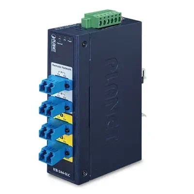 PLANET IFB-244-SLC convertisseur de support réseau 1620 nm Monomode Bleu - Accessoire Réseau - visuel 1