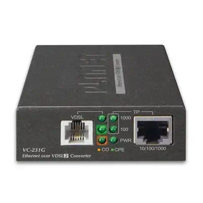 PLANET VC-231G convertisseur de support réseau 1000 Mbit/s Noir - Accessoire Réseau - visuel 2