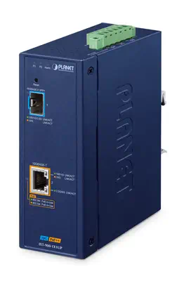 PLANET IXT-900-1X1UP convertisseur de support réseau 10000 Mbit/s Bleu - Accessoire Réseau - visuel 1