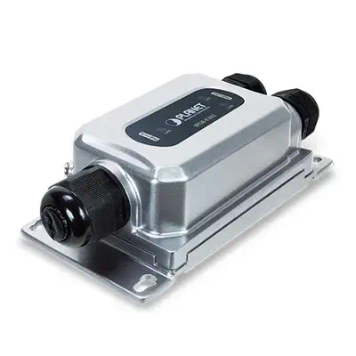 PLANET IPOE-E302 prolongateur réseau Émetteur réseau Noir, Gris 10, 100, 1000 Mbit/s - Accessoire Réseau - visuel 1