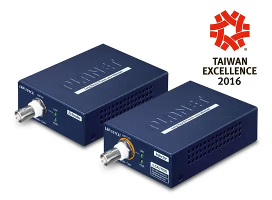 PLANET LRP-101C-KIT prolongateur réseau Émetteur et récepteur réseau Bleu 10, 100 Mbit/s - Accessoire Réseau - visuel 1
