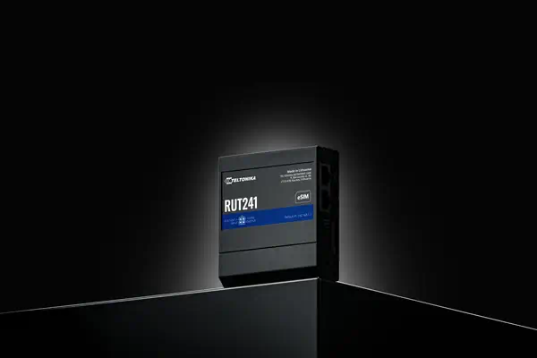 RUT241 eSIM | Industrieller 4G-LTE-Router | Cat 4, 2x RJ45 100Mb/s, eSIM - Teltonika - Routeur - visuel 6