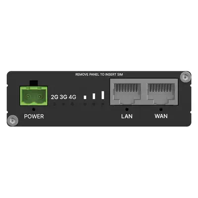 Teltonika RUT206 INDUSTRIAL routeur sans fil Fast Ethernet Monobande (2,4 GHz) 4G Noir - Routeur - visuel 4