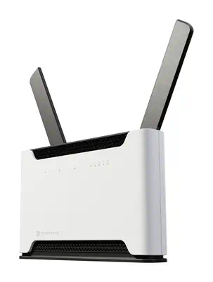 Mikrotik Chateau 5G R17 ax routeur sans fil Gigabit Ethernet Bi-bande (2,4 GHz / 5 GHz) Noir, Gris - Routeur - visuel 1