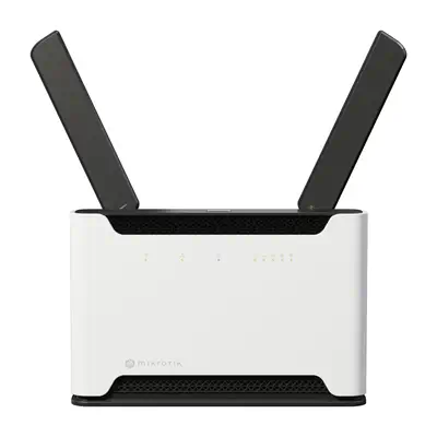 Mikrotik Chateau 5G R17 ax routeur sans fil Gigabit Ethernet Bi-bande (2,4 GHz / 5 GHz) Noir, Gris - Routeur - visuel 2