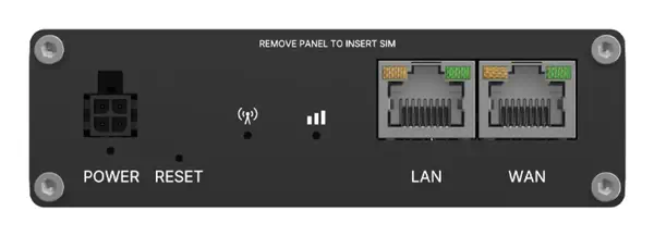 Teltonika RUTM30 routeur sans fil Gigabit Ethernet Dual-band (2.4 GHz / 6 GHz) 5G Noir - Routeur - visuel 4