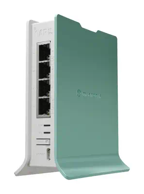 Mikrotik hAP routeur sans fil Gigabit Ethernet Monobande (2,4 GHz) Vert, Blanc - Routeur - visuel 4