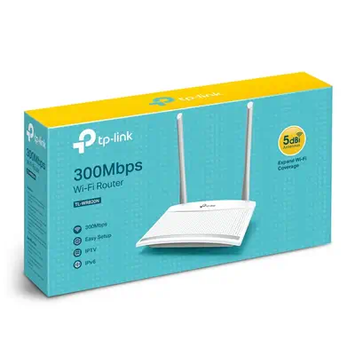 TP-Link TL-WR820N routeur sans fil Fast Ethernet Monobande (2,4 GHz) Blanc - Routeur - visuel 4