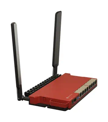 Mikrotik L009UiGS-2HaxD-IN routeur sans fil Gigabit Ethernet Monobande (2,4 GHz) Rouge - Routeur - visuel 4