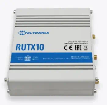 Meilleur prix Teltonika RUTX10 routeur sans fil Gigabit Ethernet Bi-bande (2,4 GHz / 5 GHz) Blanc