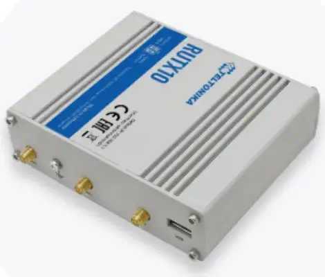 Teltonika RUTX10 routeur sans fil Gigabit Ethernet Bi-bande (2,4 GHz / 5 GHz) Blanc - Routeur - visuel 3