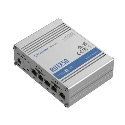 Teltonika RUTX50 routeur sans fil Gigabit Ethernet 5G Acier inoxydable - Routeur - visuel 1