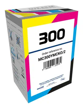 Offre Magicard MC300YMCKO ruban d'impression 300 pages Noir, Cyan, Magenta, Jaune