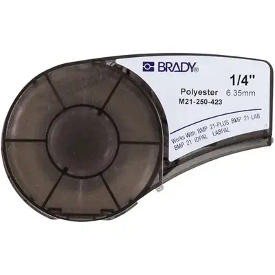 Brady M21-250-423 ruban d'étiquette Noir sur blanc - Ruban - visuel 1