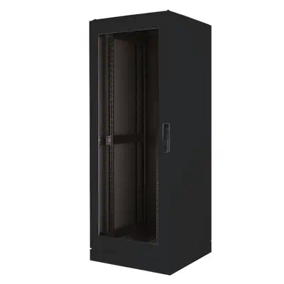 LOGON RDLIP55G22U66B étagère 22U Rack autonome Noir - Rack et Armoire - visuel 1