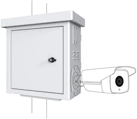 Lanview RCCTV001 étagère 0U Blanc - Rack et Armoire - visuel 1