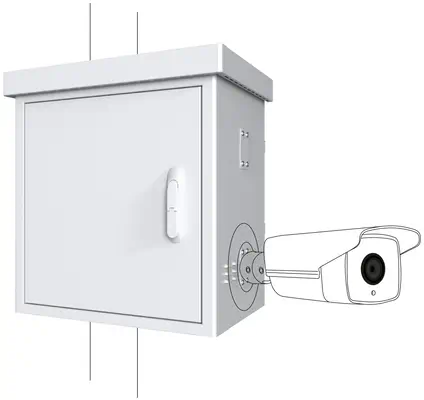 Lanview RCCTV003 étagère 0U Blanc - Rack et Armoire - visuel 1