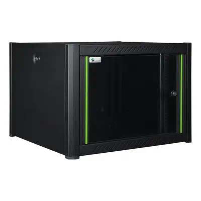 LOGON RWP07U56BL étagère 7U Rack monté sur le mur Noir - Rack et Armoire - visuel 1
