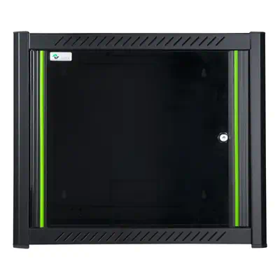 LOGON RWM09U56BL étagère 9U Rack monté sur le mur Noir - Rack et Armoire - visuel 1