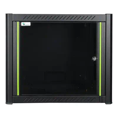 LOGON RWP09U56BL étagère 9U Rack monté sur le mur Noir - Rack et Armoire - visuel 1