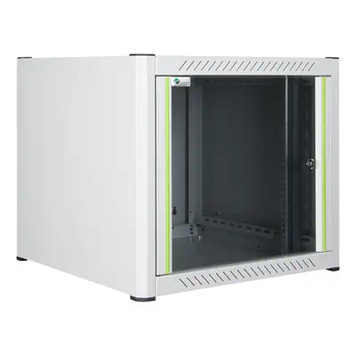 LOGON RWM09U56WH étagère 9U Rack monté sur le mur Blanc - Rack et Armoire - visuel 3