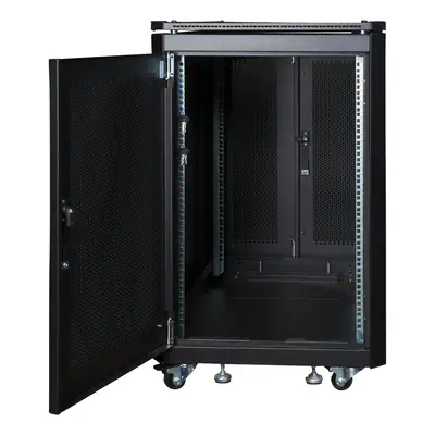 LOGON RSL16U61BL étagère 16U Rack autonome Noir - Rack et Armoire - visuel 2